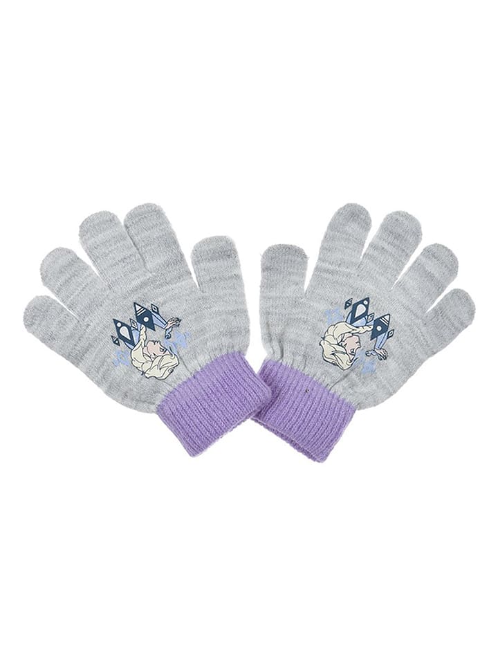 Disney Frozen Fingerhandschuhe "Frozen" in Grau/ Lila - onesize
