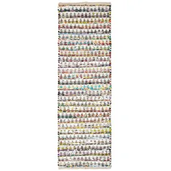 TEPPICHLÄUFER geometrisch gemustert 66/200 cm