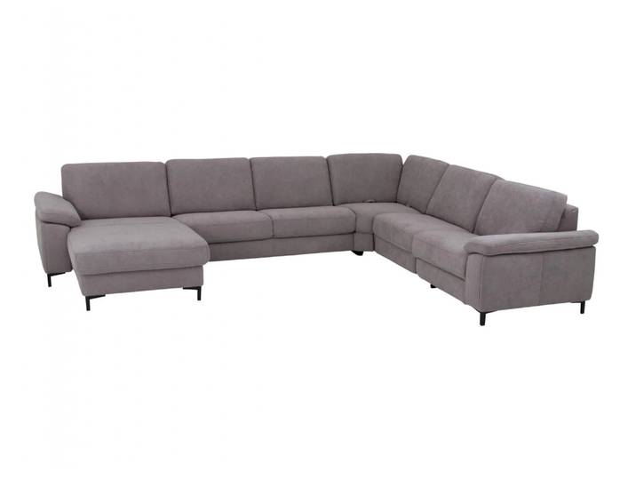 Ecksofa Shetland Wohnlandschaft Polipol / Farbe: Silver / Bezugsmaterial: Stoff