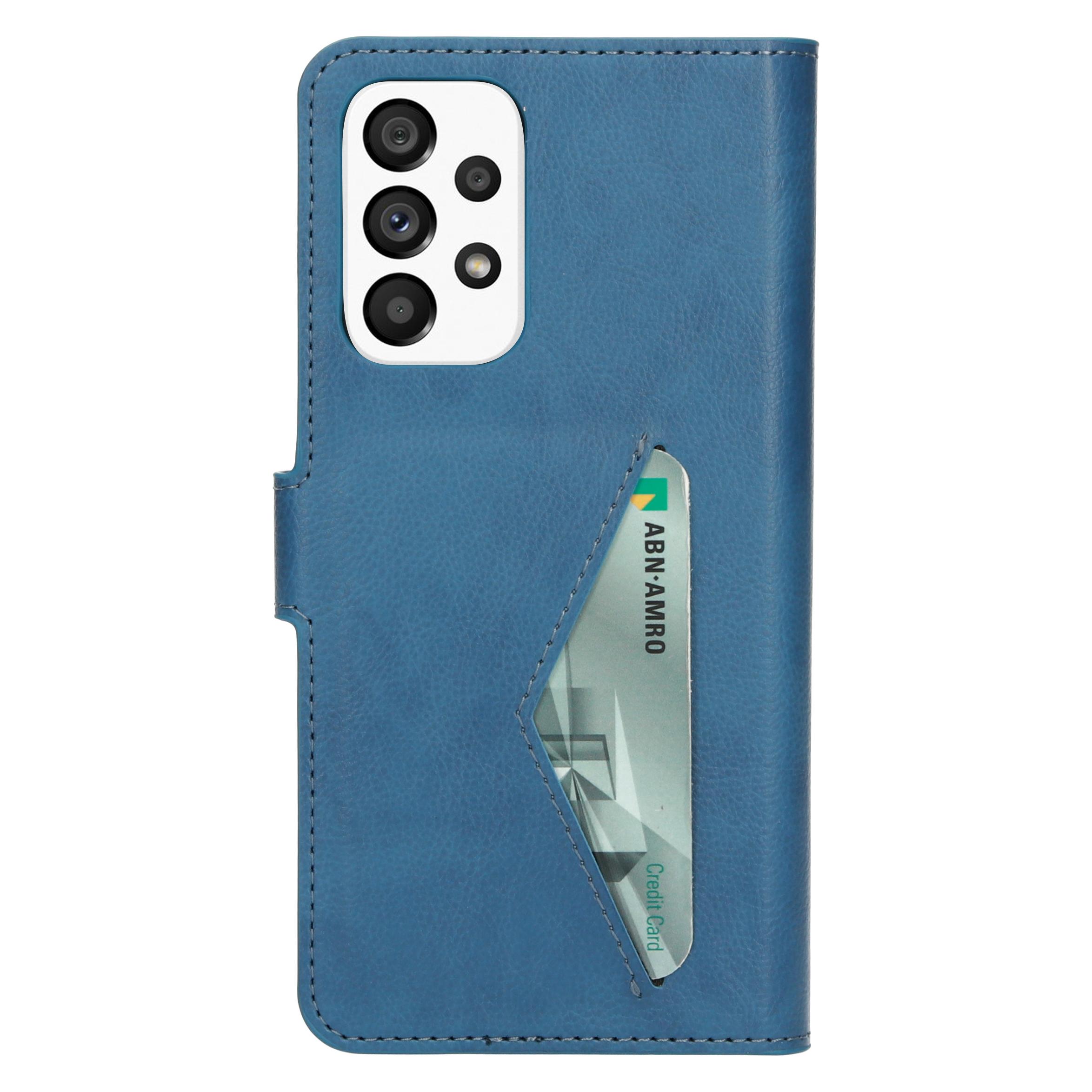 Mobiparts Classic Wallet Case Samsung Galaxy A53 (2022) Steel Blue (Samsung Galaxy A53 5G) (MP-121836)