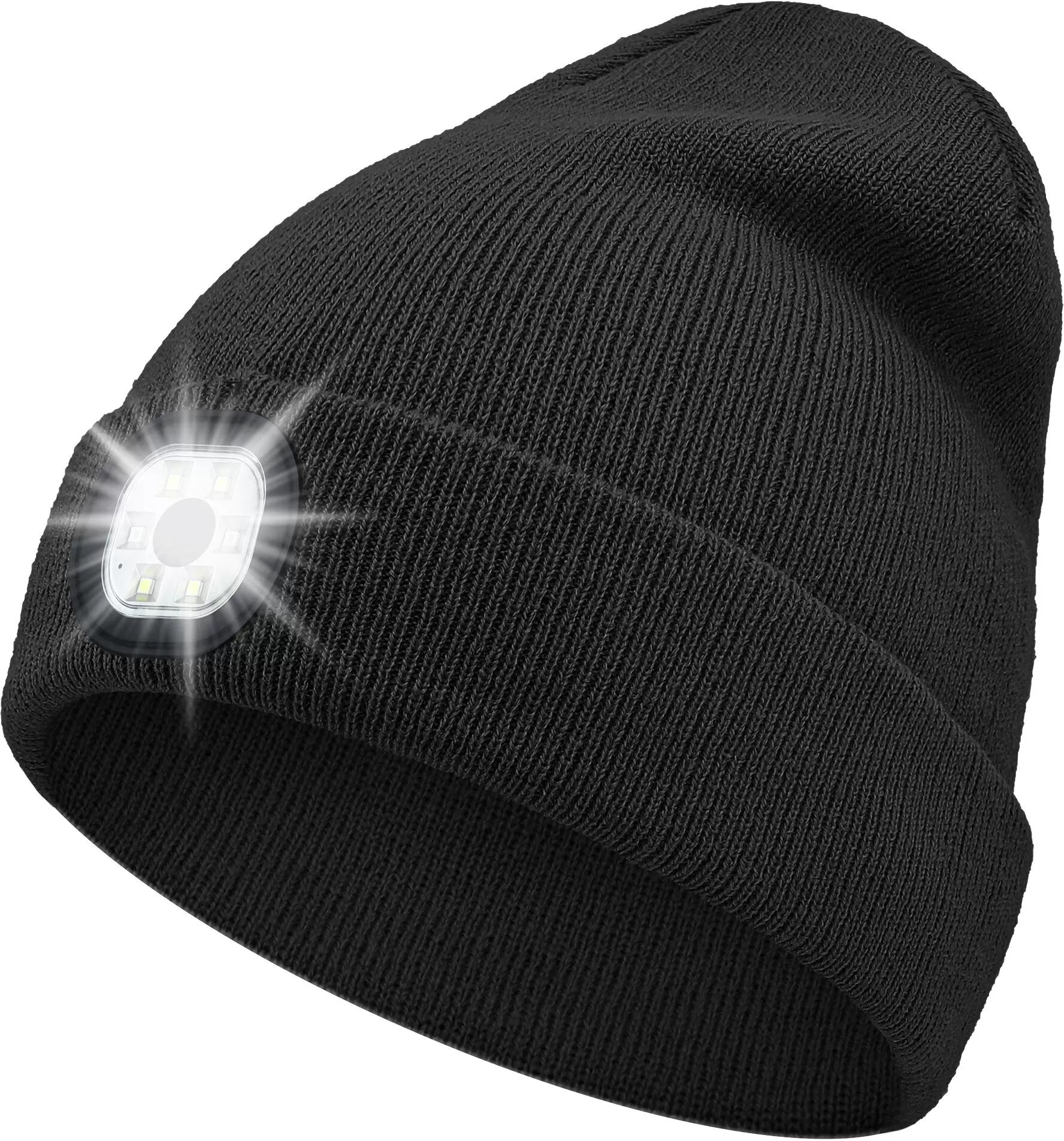 INF LED-Kappe mit A-Lampe Schwarz