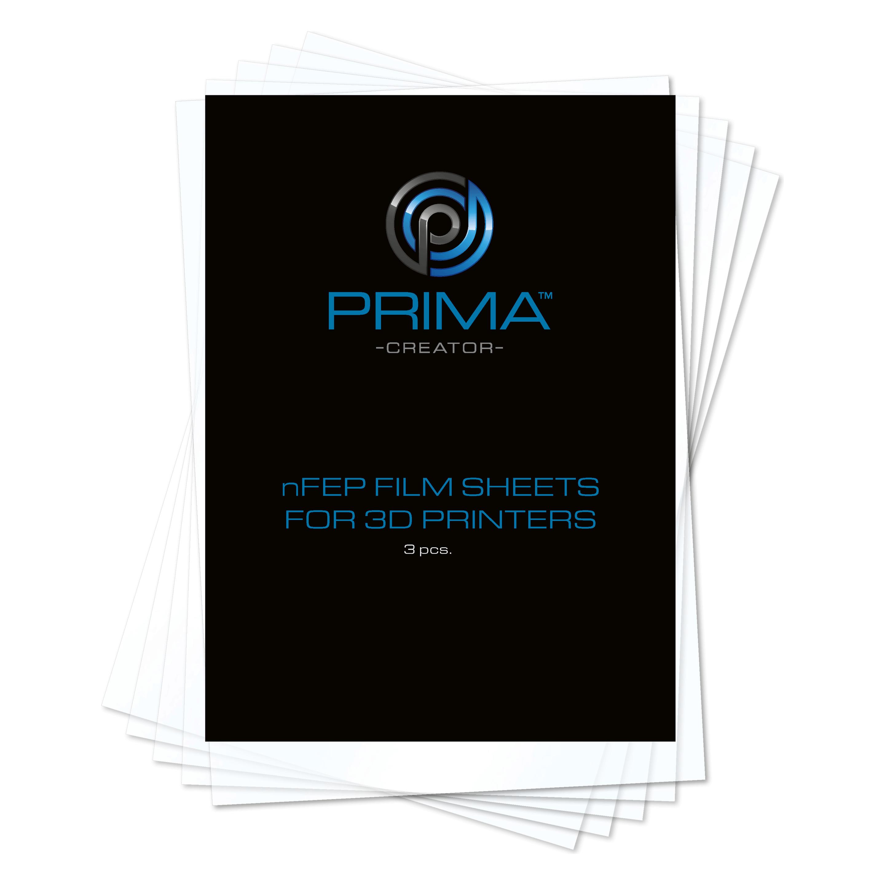 Prima Creator PrimaCreator nFEP Film Sheets for 3D Printers - 140 x 200 mm - 3-pack (Ersatzteile) (PC-NFEP-140/200-3P)