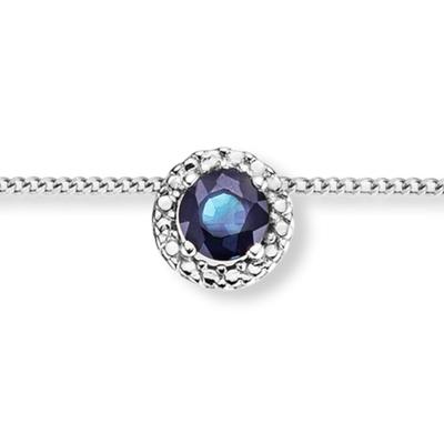 Goldkette ONE ELEMENT "Safir Halskette aus 333 Weißgold 45 cm Ø 6,2 mm", silber, Halsketten, Damen, Gold Weißgold 333, Gold, Weißgold 333, Goldkette, stilvoll & feminin – für die besonderen Augenblicke