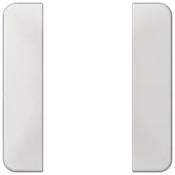 Tastensatz 1fach, komplett (lichtgrau)