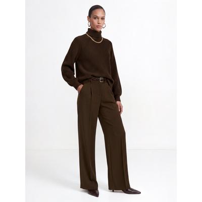 Rollkragenpullover RICHROYAL "Rich & Royal", Damen, Gr. M, chocolate torte, Pullover Rollkragenpullover
