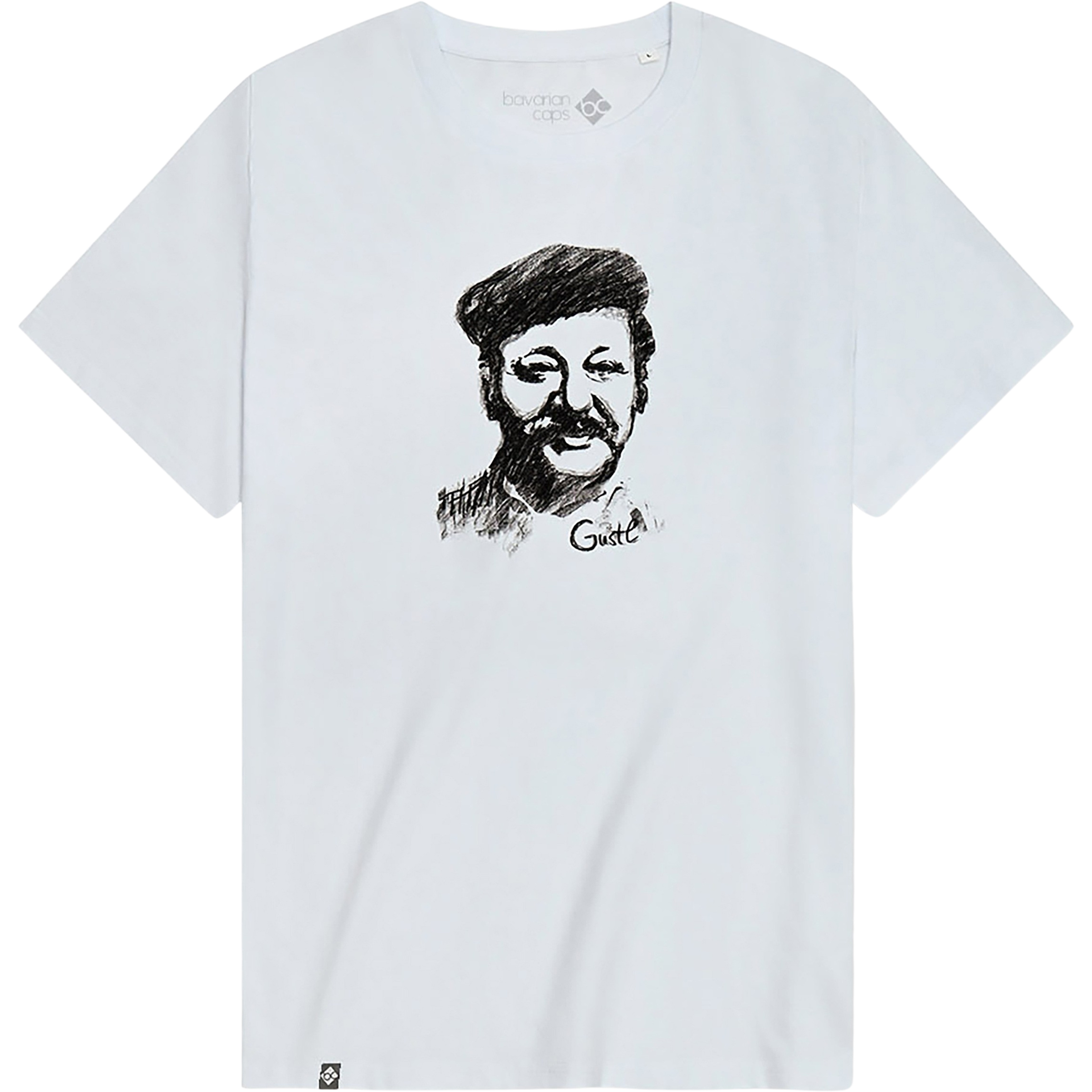Bavarian Caps Gustl Herren T-Shirts weiss Größe S Lifestyle Hautfreundlich