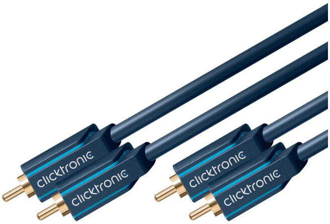 Clicktronic Câble audio stéréo 5m 70381 (70381)