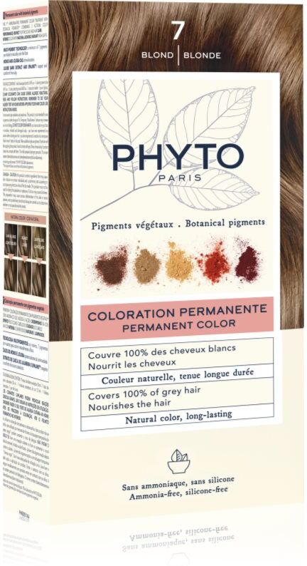 Phyto Color coloration cheveux sans ammoniaque teinte 7 Blonde 1 pcs