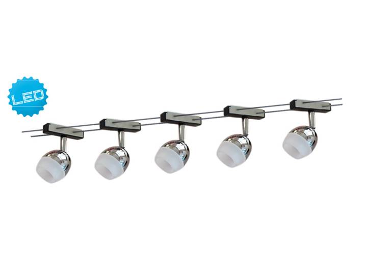 Näve - LED Seilsystem, Ponte, Drahtlänge: 2x5m Seil: 3mm mit PVC Umhüllung; 1250942