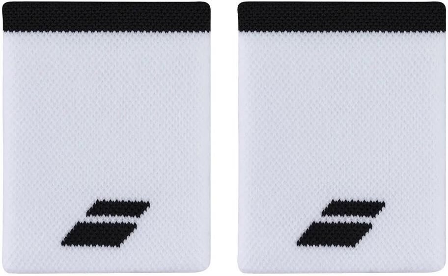 Babolat Logo Wristband Jumbo Black/White