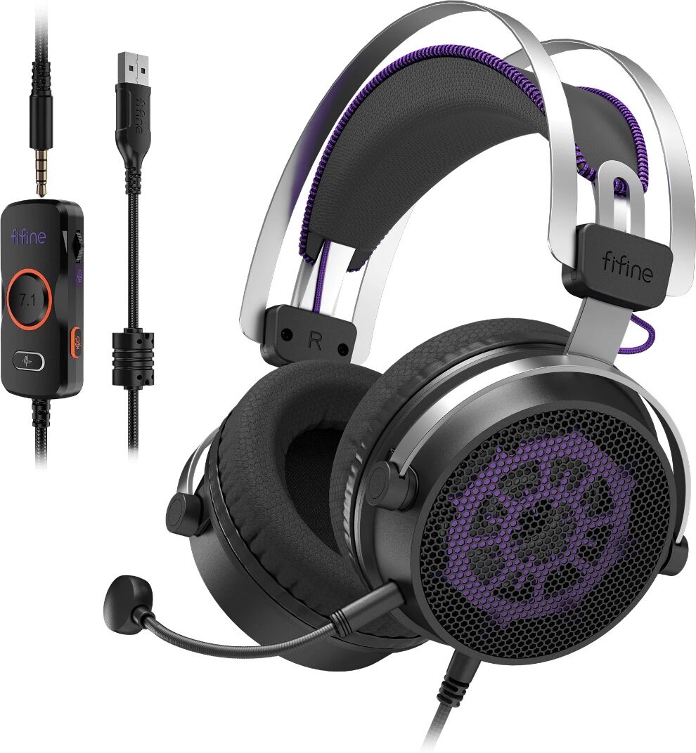 Fifine H18v Gaming Headset - Svart