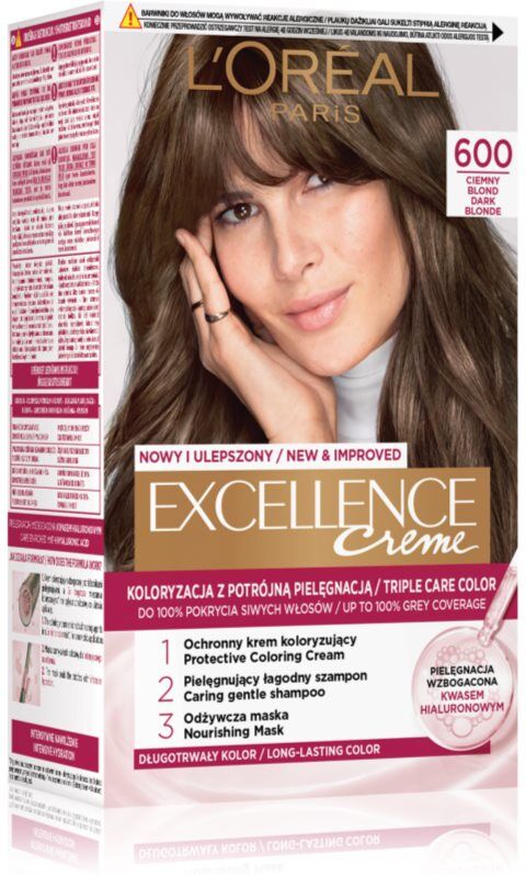 L’Oréal Paris Excellence Creme Hårfarve Skygge 600 1 stk.