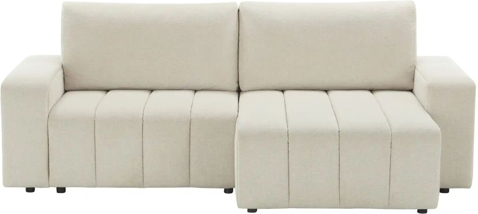 Höffner Ecksofa mit Funktion  Zoom ¦ beige ¦ Maße (cm): B: 247 H: 74 T: 160.0