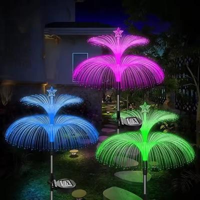 Inspired Living SolarGlow 7 Color Jellyfish Garden Light c