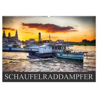 Schaufelraddampfer (Wandkalender 2026 DIN A2 quer), CALVENDO Monatskalender