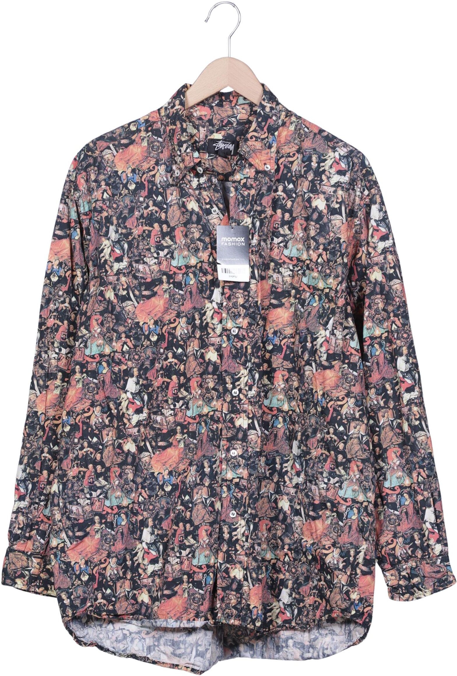 Stüssy Herren Hemd, Mehrfarbig, Gr. XL, Baumwolle - Second Hand