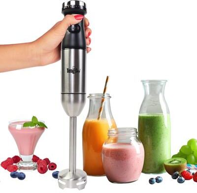 Total Chef Variable Speed Immersion Blender with Turbo Boost, 225 Watts