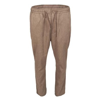Outdoorhose KLEINIGKEIT "Kleinigkeit Lein Gosling Pants", Herren, Gr. S, US-Größen, braun (taupe), 44% Polyester, 24% Baumwolle, 20% Viskose, 10% Leinen, 2% Elasthan, unifarben, normal, Hosen Outdoorhose