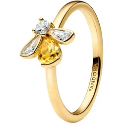 Pandora 164562C01 Damenring Honigbiene Goldfarben, 54/17,2