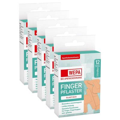 Wepa Fingerpflaster Mix 3 Größen 5x 5x12 St Pflaster
