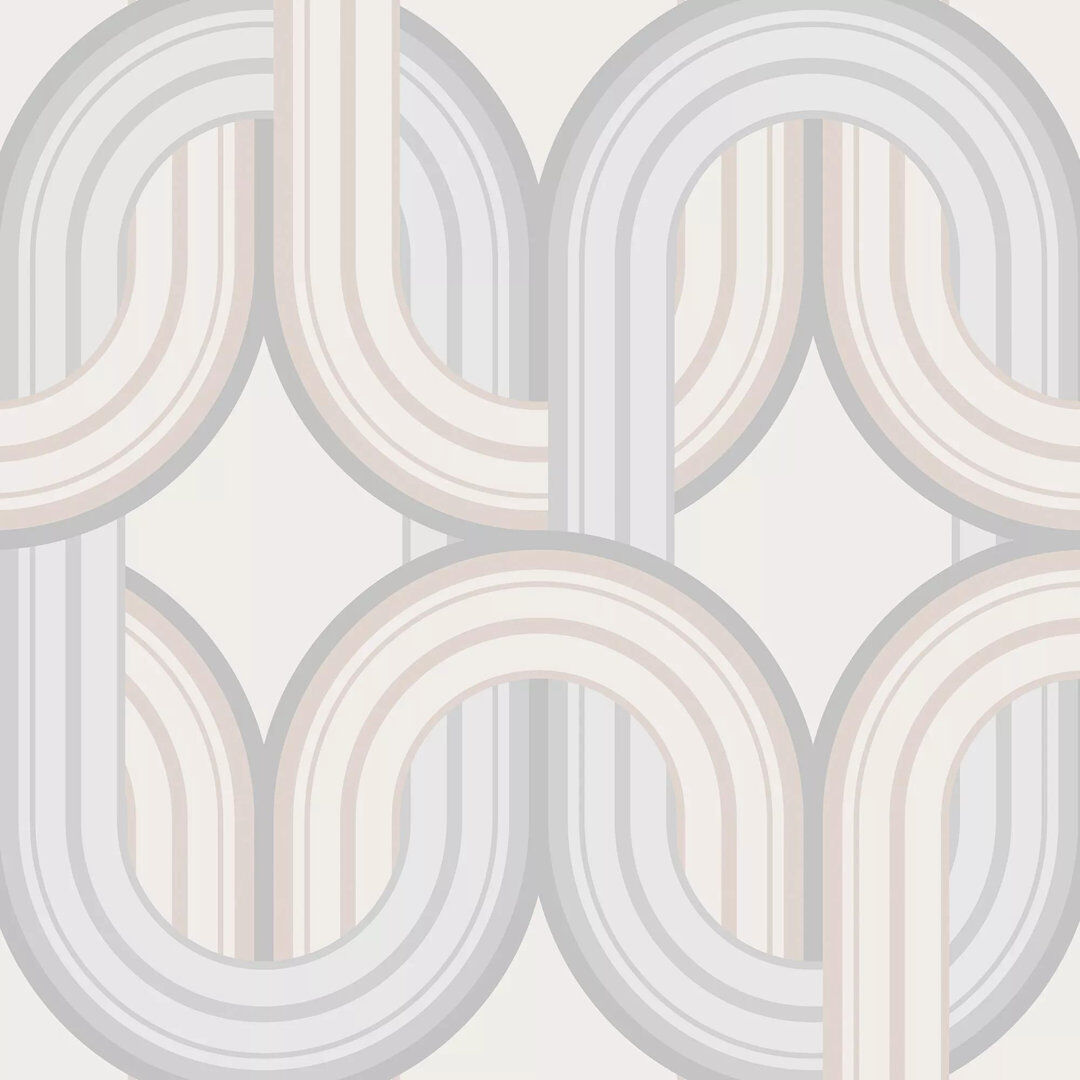 Envy In the Loop Geometric Wallpaper Grey 10cm L
