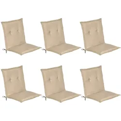 NIEDERLEHNERAUFLAGE Loft NL 100/50/6cm Natur 6tlg