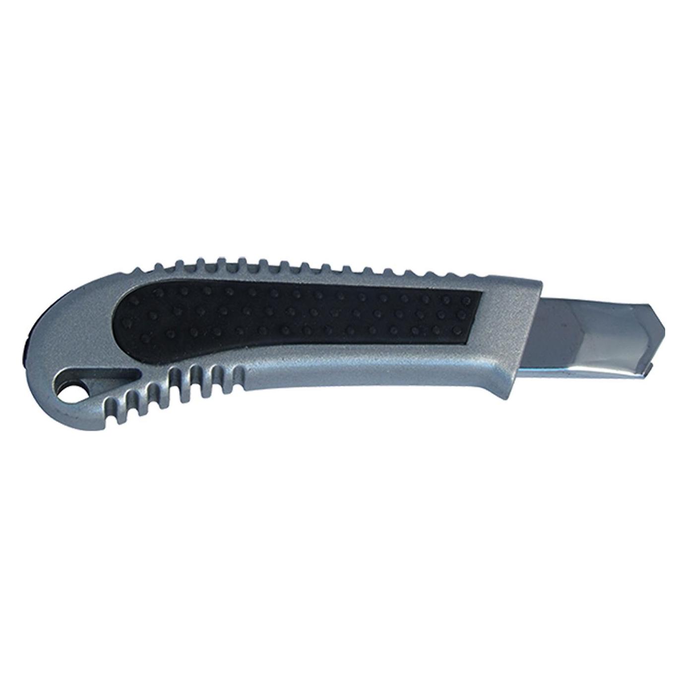 Rieffel Cutter-Messer 18mm Abbrechklinge Met. Silber-Schwarz (Cutter) (DO IT CUTTER K-2004)