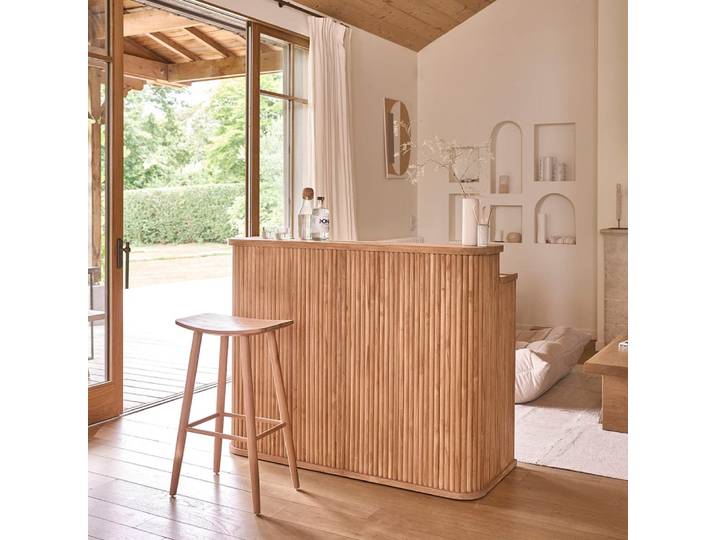 Bar en teck massif 140 cm