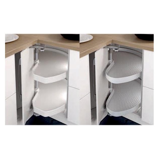 Ninka Eckschrank-Drehbeschläge MONDO für Eckmöbel 90° mit Falttüren, o (1 Stk.) (5983.16 74226)