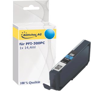 kompatibel für Canon PFI-300PC, Tinte, 14,4 ml, Foto cyan