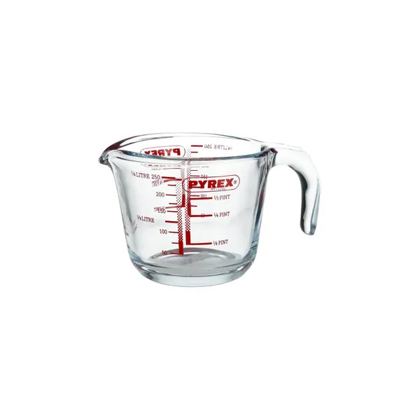 Dille & Kamille Maatbeker van glas, 250 ml