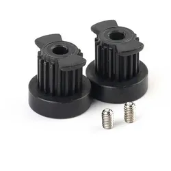 Makeblock Zahnriemenrad Kunststoff 18 Zähne, MXL, Bohrung 4 mm durchgehend, 1× M3-Gewinde, 2er-Pack