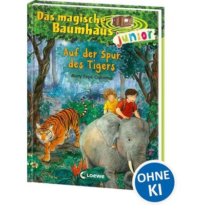Das magische Baumhaus junior (Band 17) - Auf der Spur des Tigers, Gebundene Ausgabe von Mary Pope Osborne, Loewe, 978-3-7432-0287-0