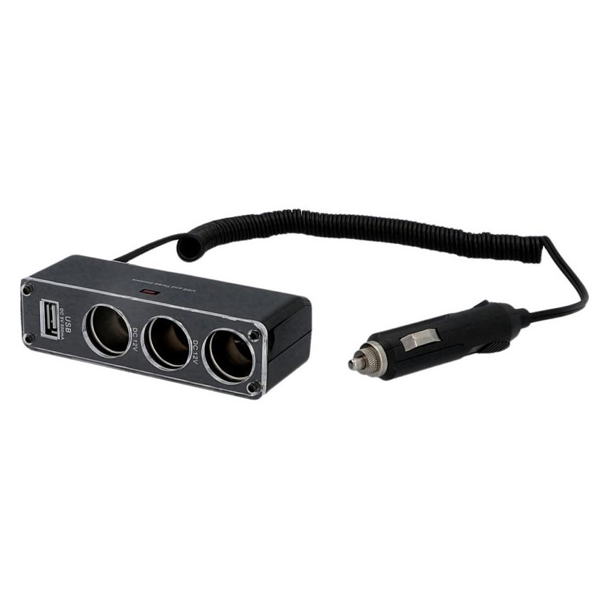 Cartrend Ladesteckdose 3- Port mit USB (20961362)