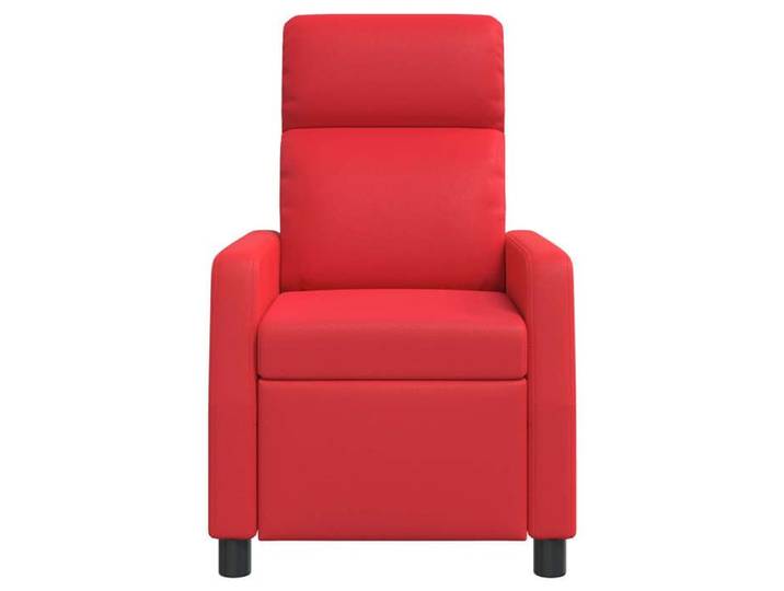 Meuble - Fauteuil - Rouge - Fauteuil inclinable Rouge Simili cuir_17106
