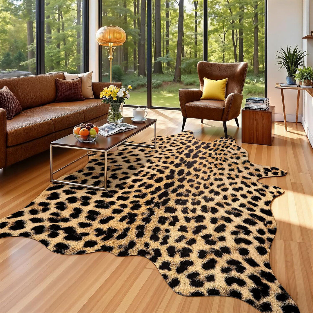 Latitude Vive Animal Print Area Rug khaki 158*190cm