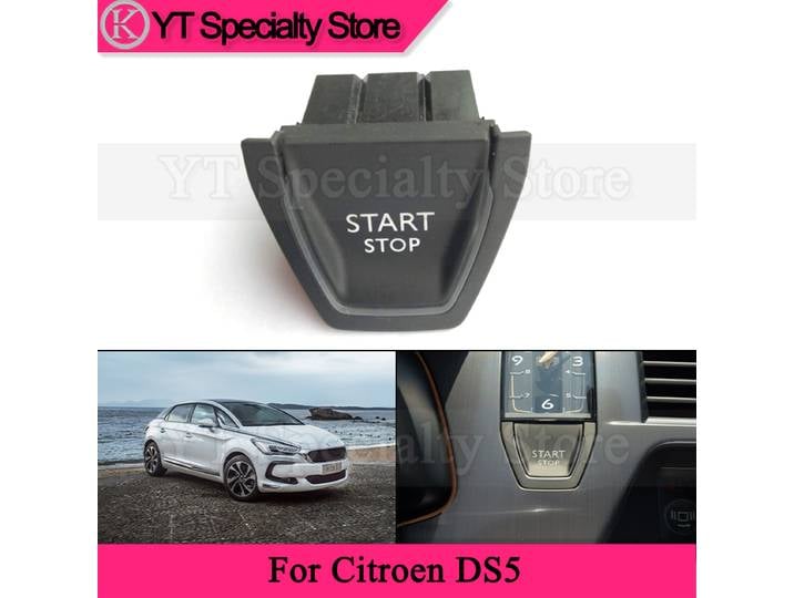 Kamshing – interrupteur de démarrage à un bouton pour Citroën DS5, bouton de démarrage 98008409ZD