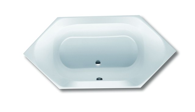 Hoesch Badewanne Spectra 6-Eck 1800x800 Weiss 3656.010