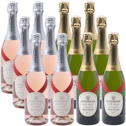 12er-Sparpaket Ackerman Kollektion Crémant de Loire Bulle Royale Cuvée Privilège...