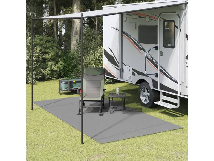 vidaXL Zeltteppich Anthrazit 4x2 m