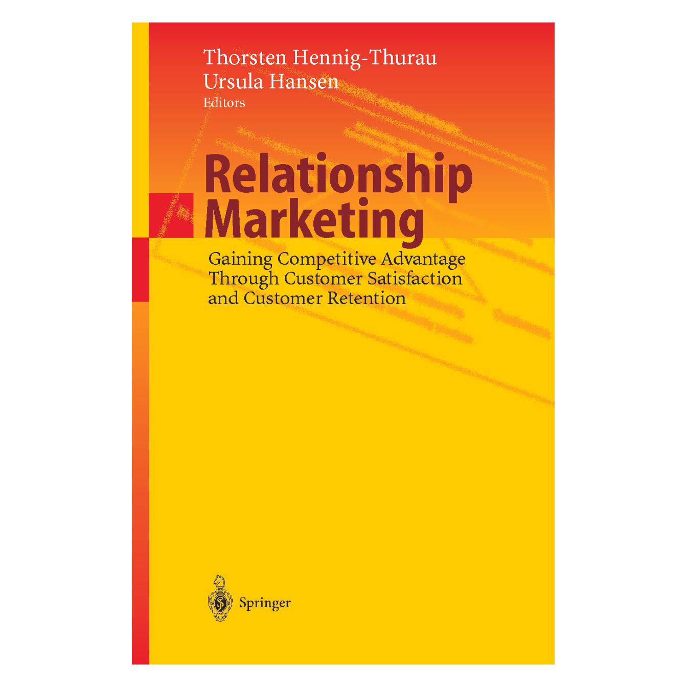 Springer Relationship Marketing (Englisch, Softcover, Thorsten Hennig-Thurau, Ursula Hansen) (55376068)
