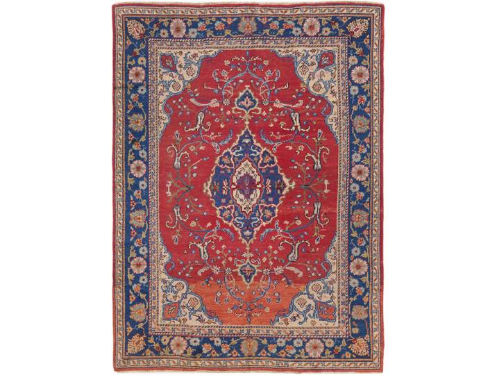 Turkei Usak Alt Teppich 240x332 Handgeknüpft Orientteppich Wolle