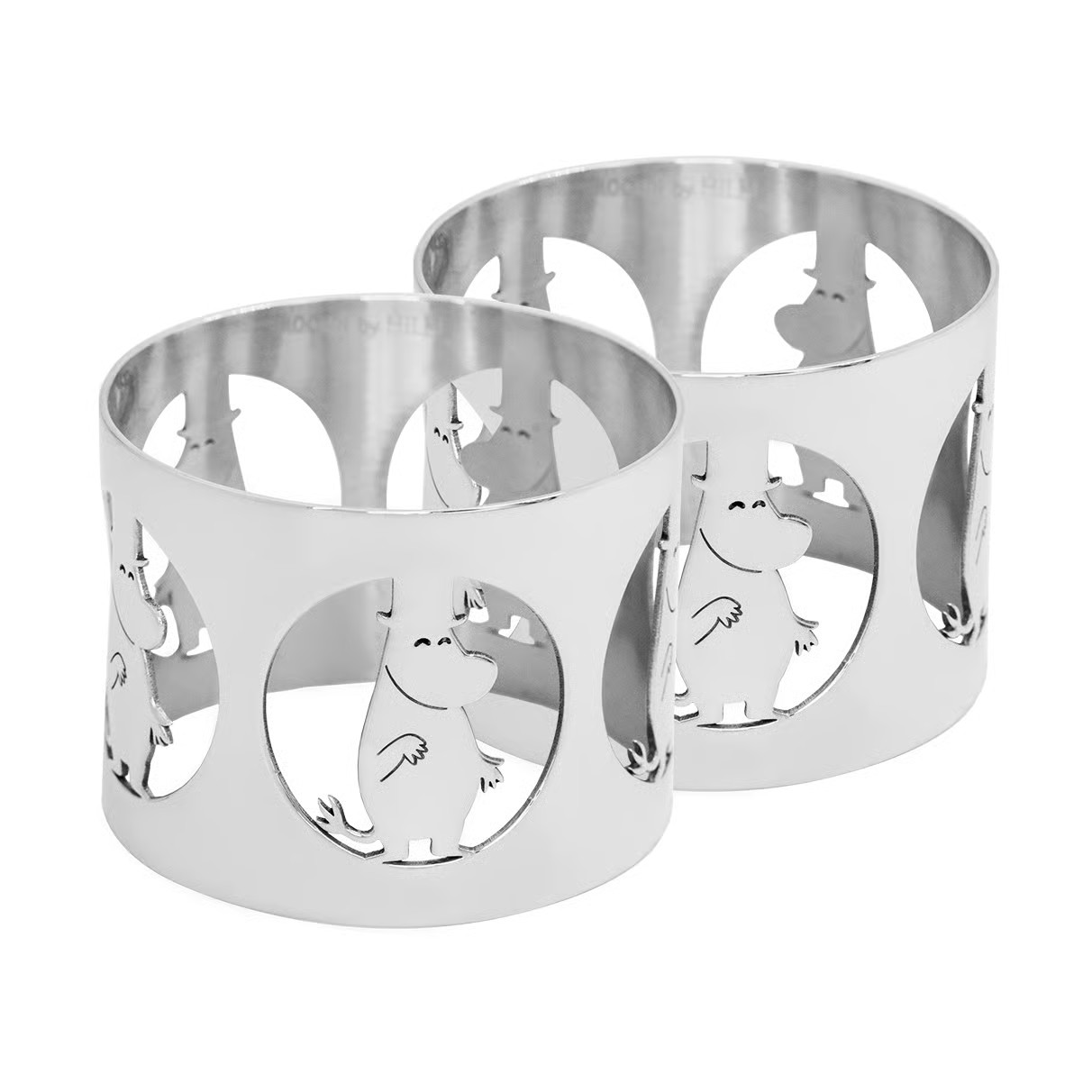 Hilke Collection Hilke X Moomin servetringen Moominpappa 2-stuks Messing