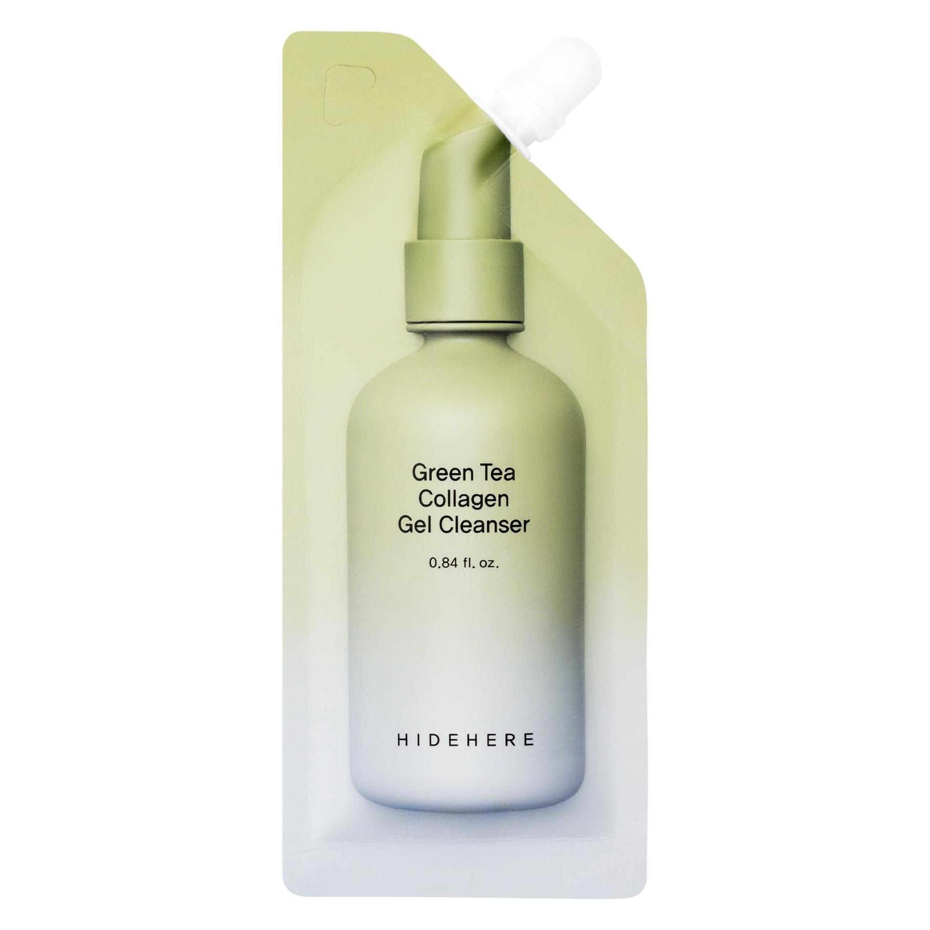 Hidehere Green Tea Collagen Gel Cleanser 25ml (Reinigungsgel, 25 ml) (HH12)
