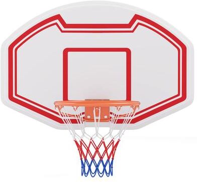 Costway Large Wall Mounted Basketball Hoop with Shatter-proof Backboard
