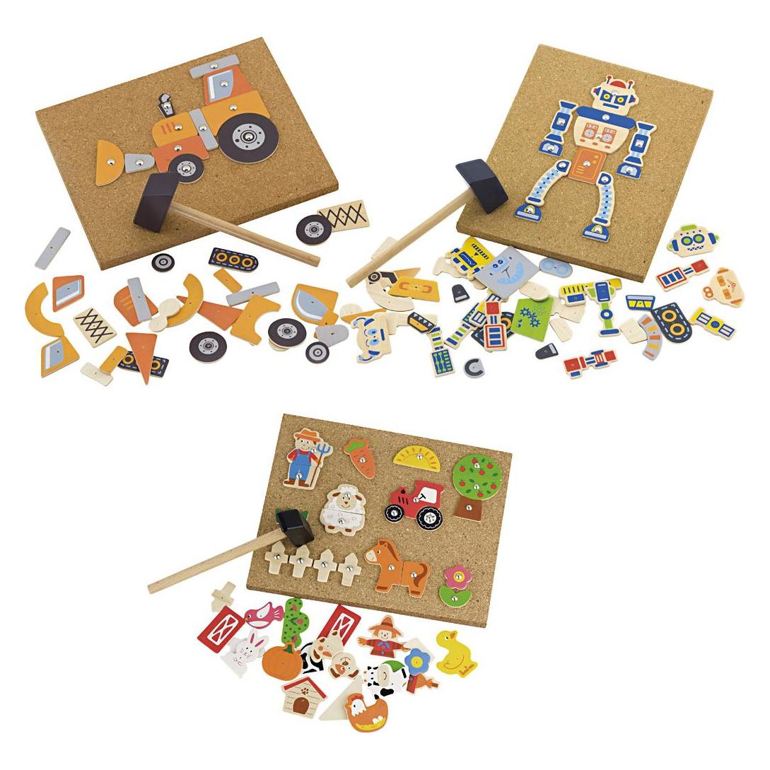 Viga Toys VIGA hammer mosaic set (5706232684067)