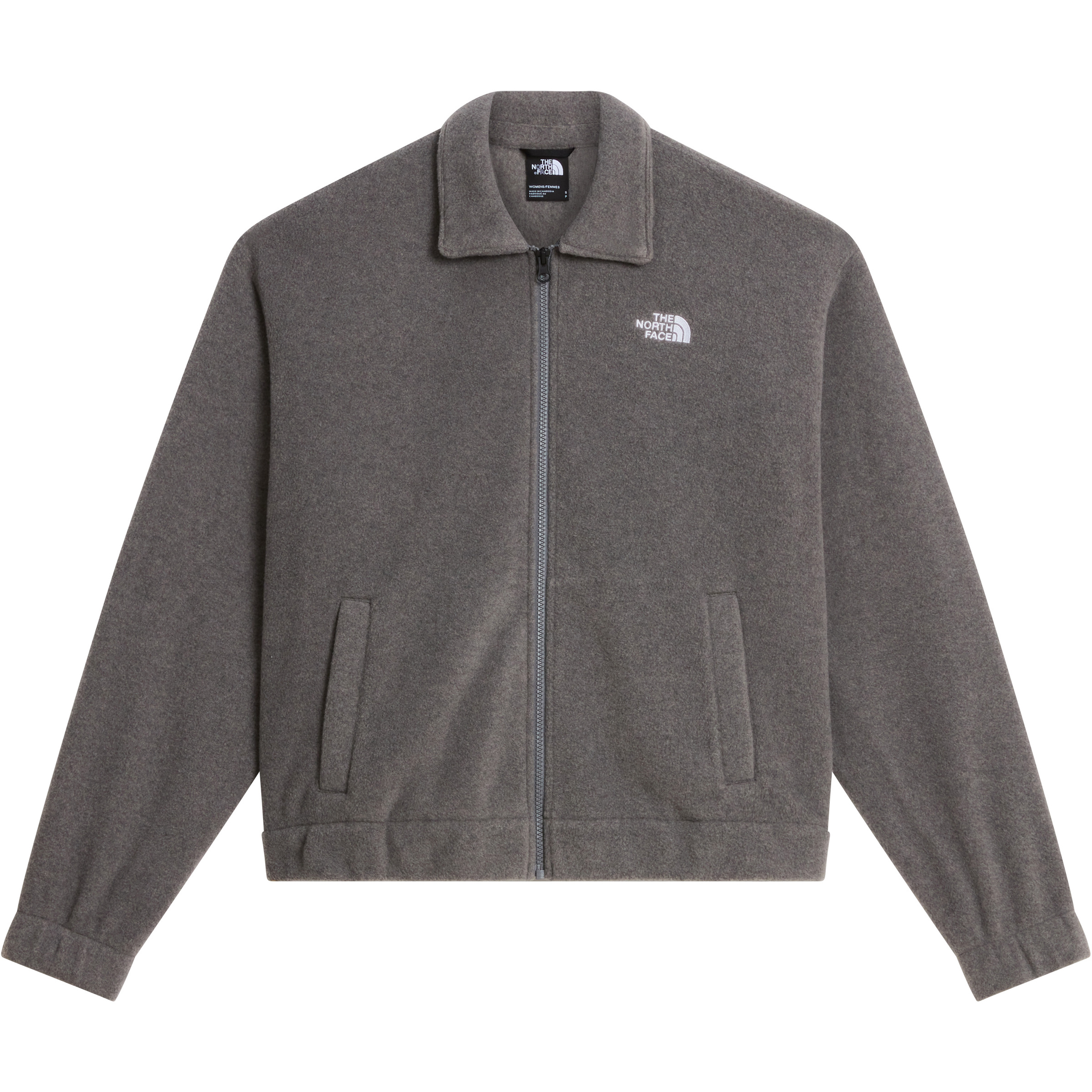 The North Face Fleece Collared Damen Fleecejacke grau Größe S Lifestyle Schnell trocknend