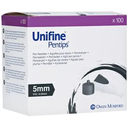 Unifine Pentips Kanüle 31 G 5 mm 100 St