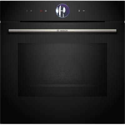 BOSCH Backofen mit Mikrowelle "HMG776NB1", schwarz, B:59,4cm H:59,5cm T:54,8cm, Backöfen, Air Fry für knusprige Lebensmittel & automatische Selbstreinigung