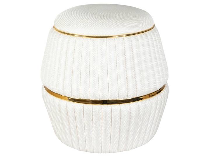 Kayoom Hocker, Gold, Beige, 53 cm, Wohnzimmer, Hocker, Sitzhocker